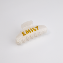 Load image into Gallery viewer, Personalized Extra Large Marble Hair Claw Clip