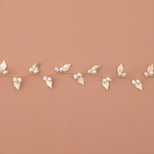 Load image into Gallery viewer, Bridal Hair Vine, Gold Pearl Wedding Headpiece