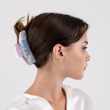 Load image into Gallery viewer, Personalized Extra Large Marble Hair Claw Clip