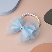 Load image into Gallery viewer, Bow with Pearl Dog Cat Collar for Special Occasion