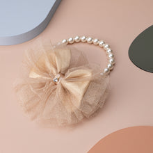 Load image into Gallery viewer, Bow with Pearl Dog Cat Collar for Special Occasion