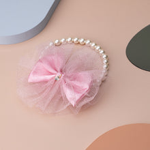 Load image into Gallery viewer, Bow with Pearl Dog Cat Collar for Special Occasion