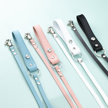 Load image into Gallery viewer, Crystal Leather Dog Cat Leash