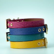 Load image into Gallery viewer, Premium Leather Dog Cat Collar w/ Crown Charm