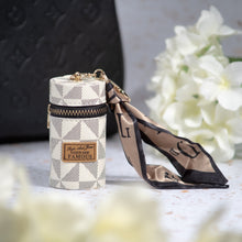 Load image into Gallery viewer, Luxury Leather Lipstick Bag Charm Key Chain