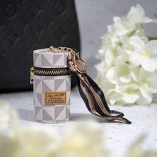 Load image into Gallery viewer, Luxury Leather Lipstick Bag Charm Key Chain