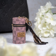 Load image into Gallery viewer, Luxury Leather Lipstick Bag Charm Key Chain