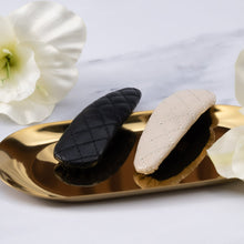 Load image into Gallery viewer, Minimalist Faux Leather Quilted Snap Hair Pins