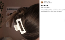 Load image into Gallery viewer, Minimalist  Matte Rectangle Hair Clips- Large Size