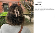 Load image into Gallery viewer, Minimalist  Matte Rectangle Hair Clips- Large Size