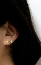 Load image into Gallery viewer, Minimalist Opal Small Stud Earrings