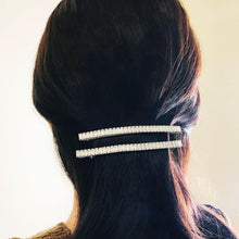 Load image into Gallery viewer, Baguette Cubic Hair Barrette