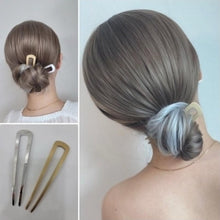 Load image into Gallery viewer, Flat Bun Holder/ Hair Pin