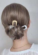 Load image into Gallery viewer, Flat Bun Holder/ Hair Pin