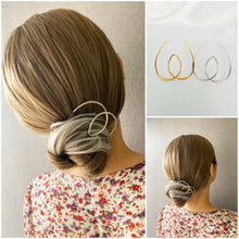 Load image into Gallery viewer, Heart Wired Metal Hair Stick/ Bun Holder