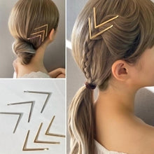 Load image into Gallery viewer, Geometric V Shape Hair Pin