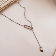 Load image into Gallery viewer, Dainty Lariat Y Necklace
