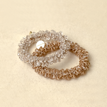 Load image into Gallery viewer, Crystal Beaded Hair Scrunchies
