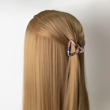 Load image into Gallery viewer, Small Tortoise Triangle Acetate Hair Clips

