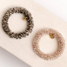 Load image into Gallery viewer, Crystal Beaded Hair Scrunchies
