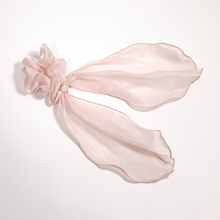 Load image into Gallery viewer, Silk Satin Scarf Bow Scrunchie
