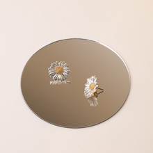 Load image into Gallery viewer, Dainty Sunflower Stud Earrings
