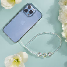 Load image into Gallery viewer, Iridescent Heart Handmade Phone Strap, Beaded Phone String

