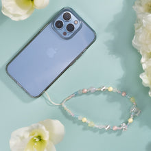 Load image into Gallery viewer, Iridescent Bear Handmade Phone Strap, Pastel Beaded Phone String
