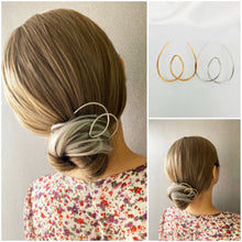 Load image into Gallery viewer, Heart Wired Metal Hair Stick/ Bun Holder
